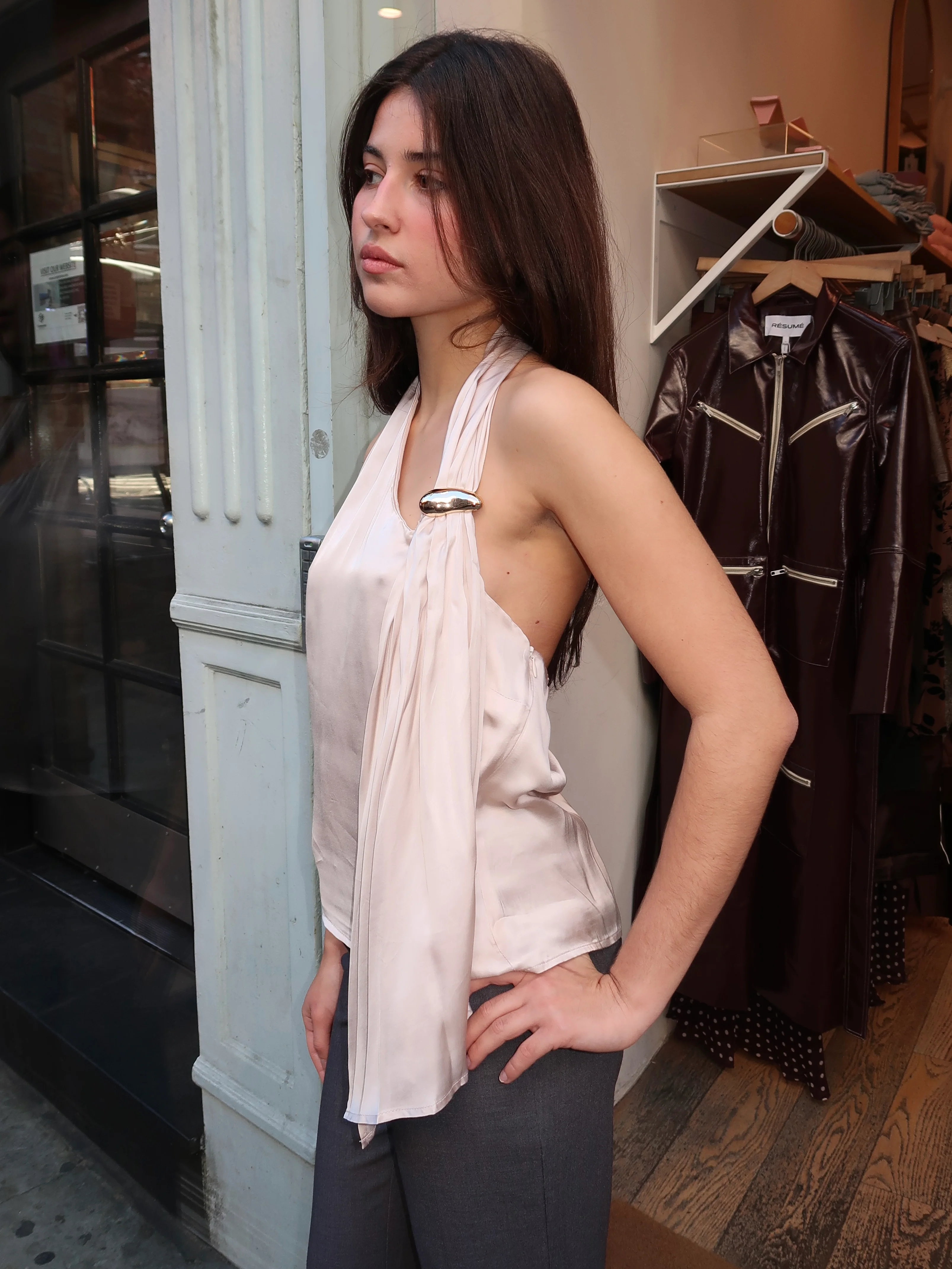 Alyx Top in Warm Champagne - Image 2