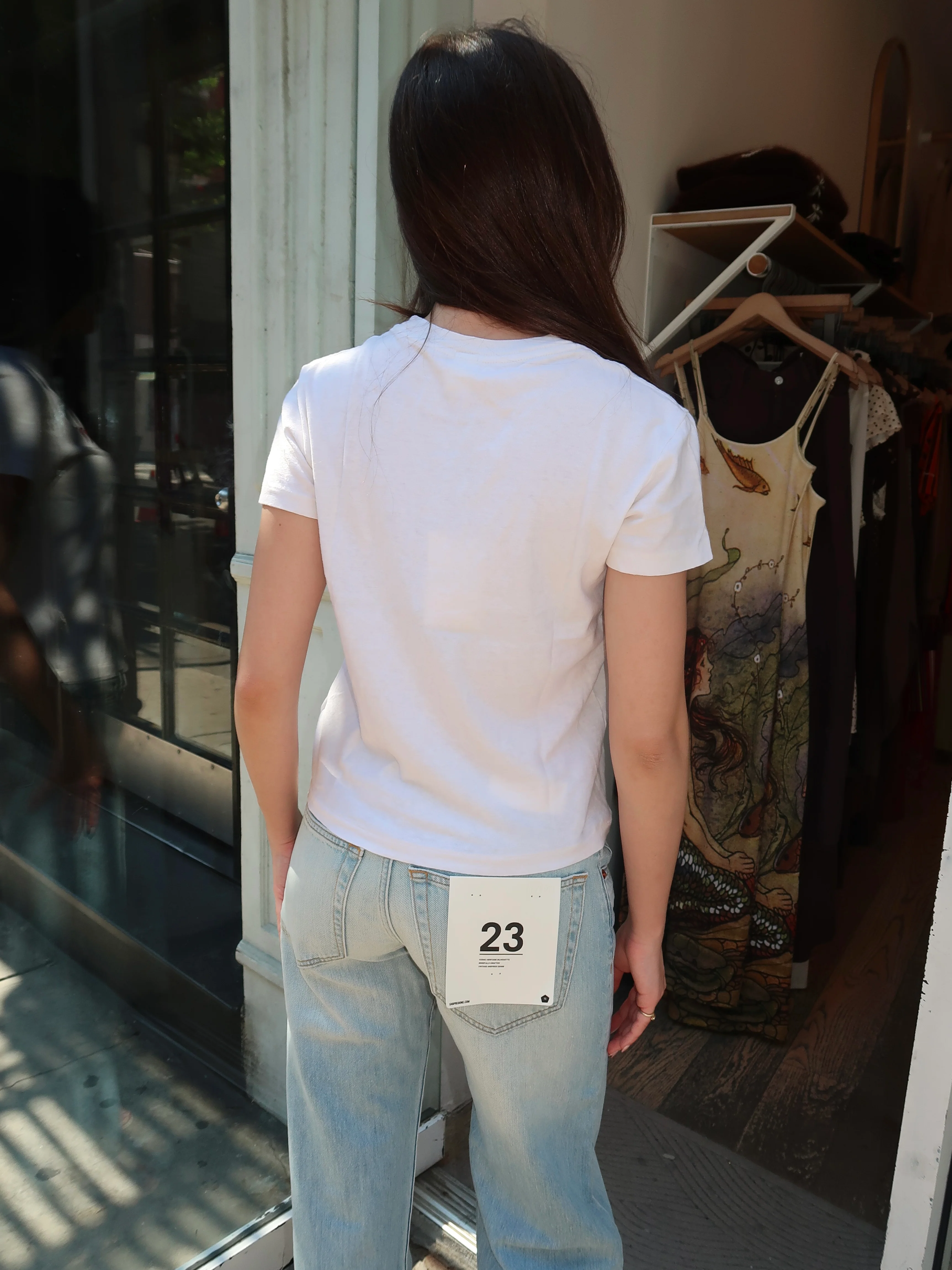 Classic Tee Mom in Vintage White - Image 3