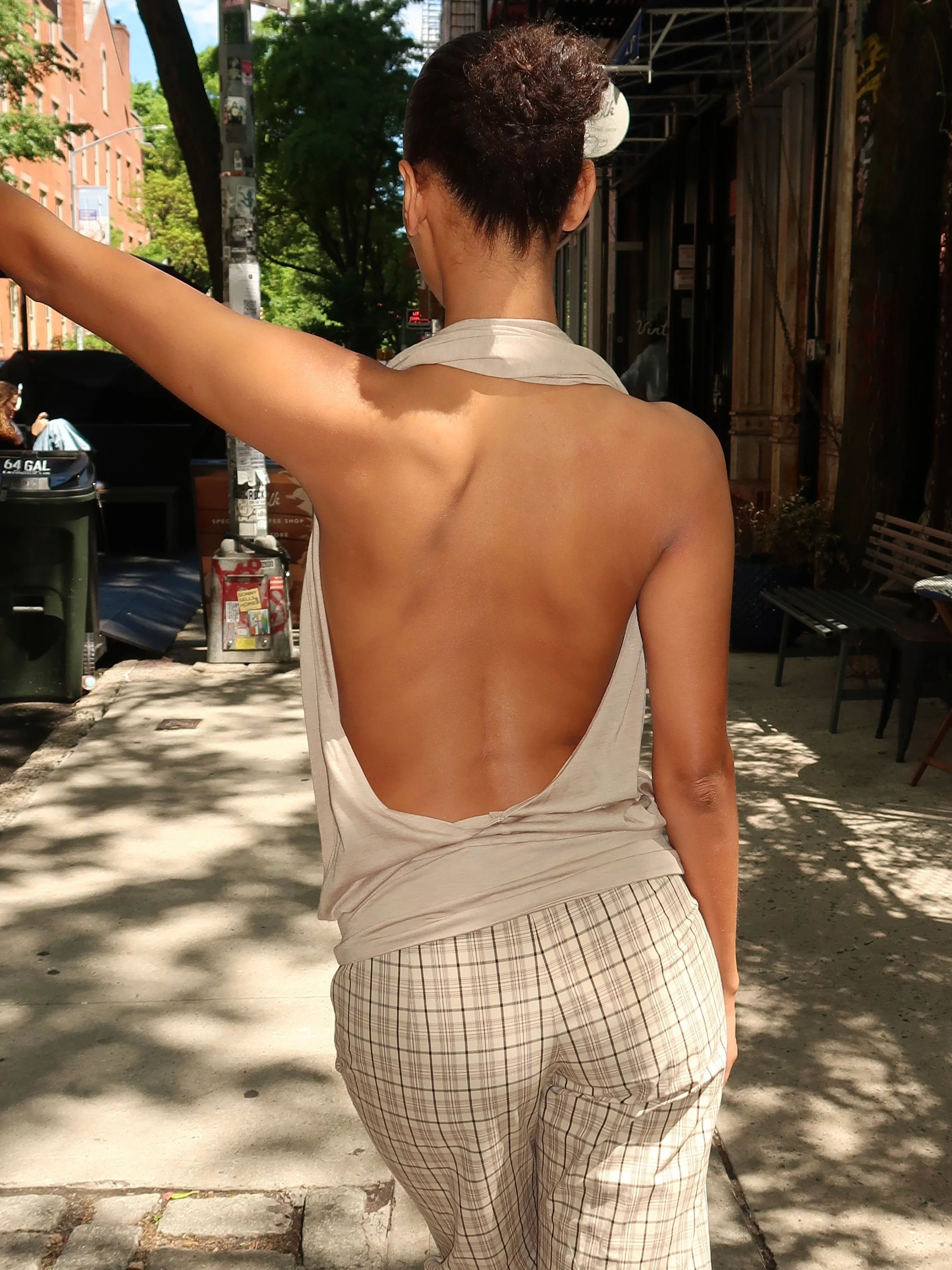 Cleo Top in Beige - Image 2