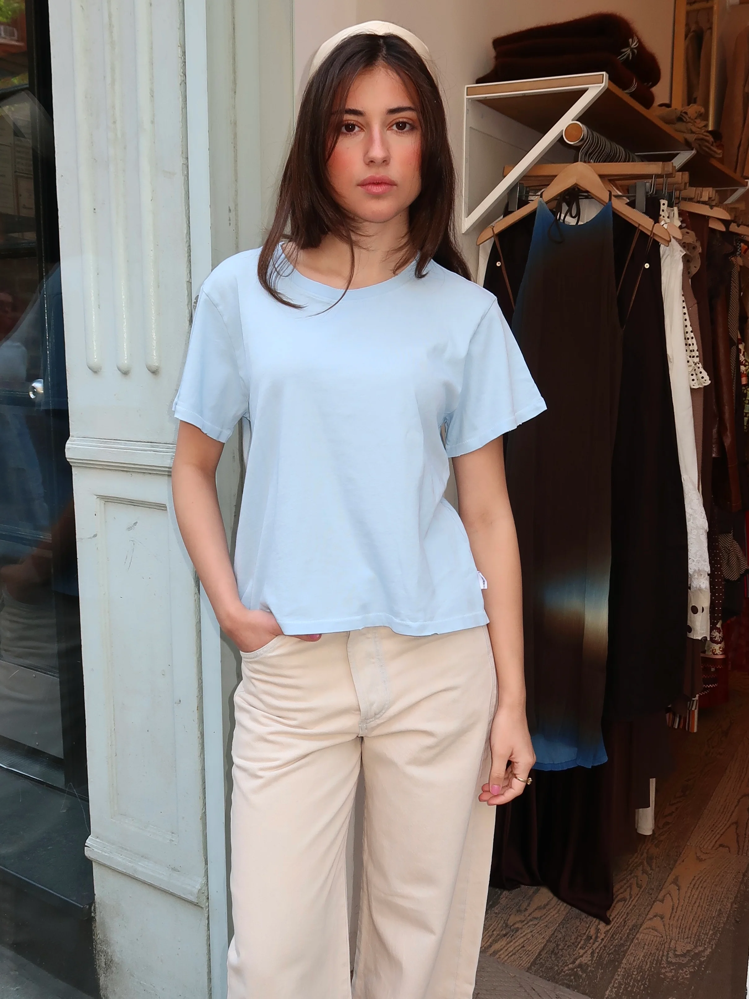 Darling Tee in Baby Blue
