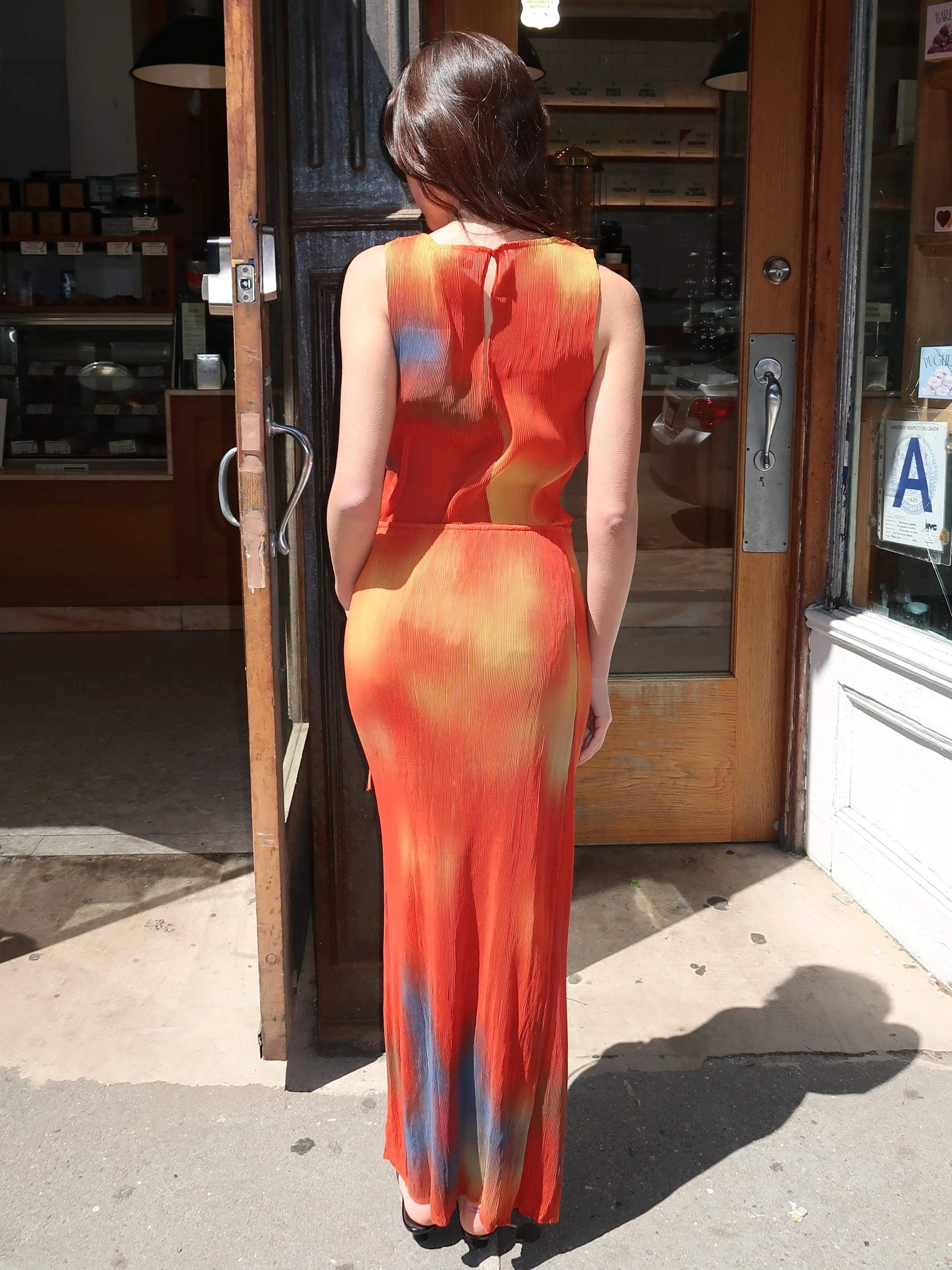 Flowers Pleated Pauline Skirt in Multicolor - Image 3
