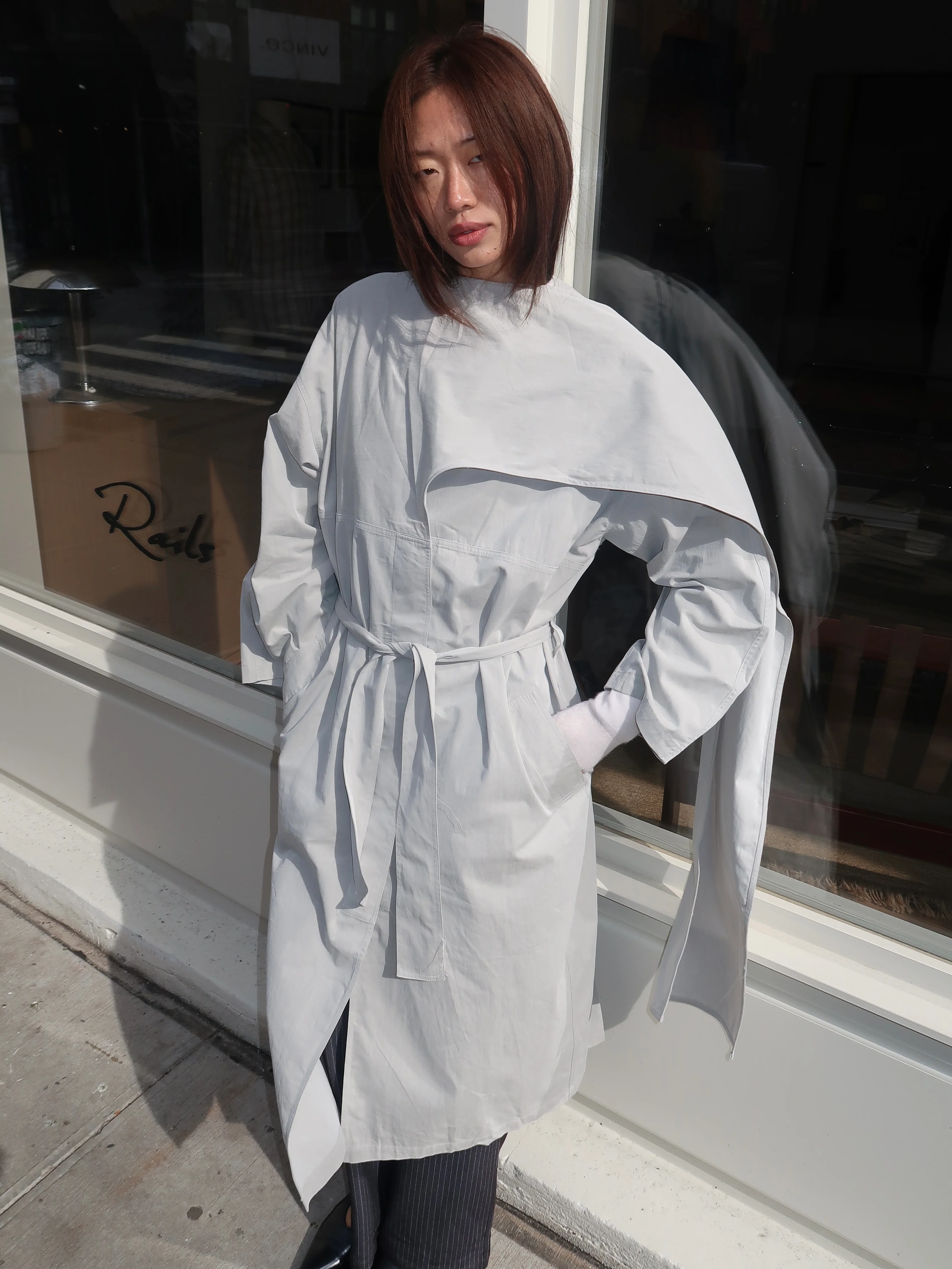 Haven Coat in Mist - Image 4