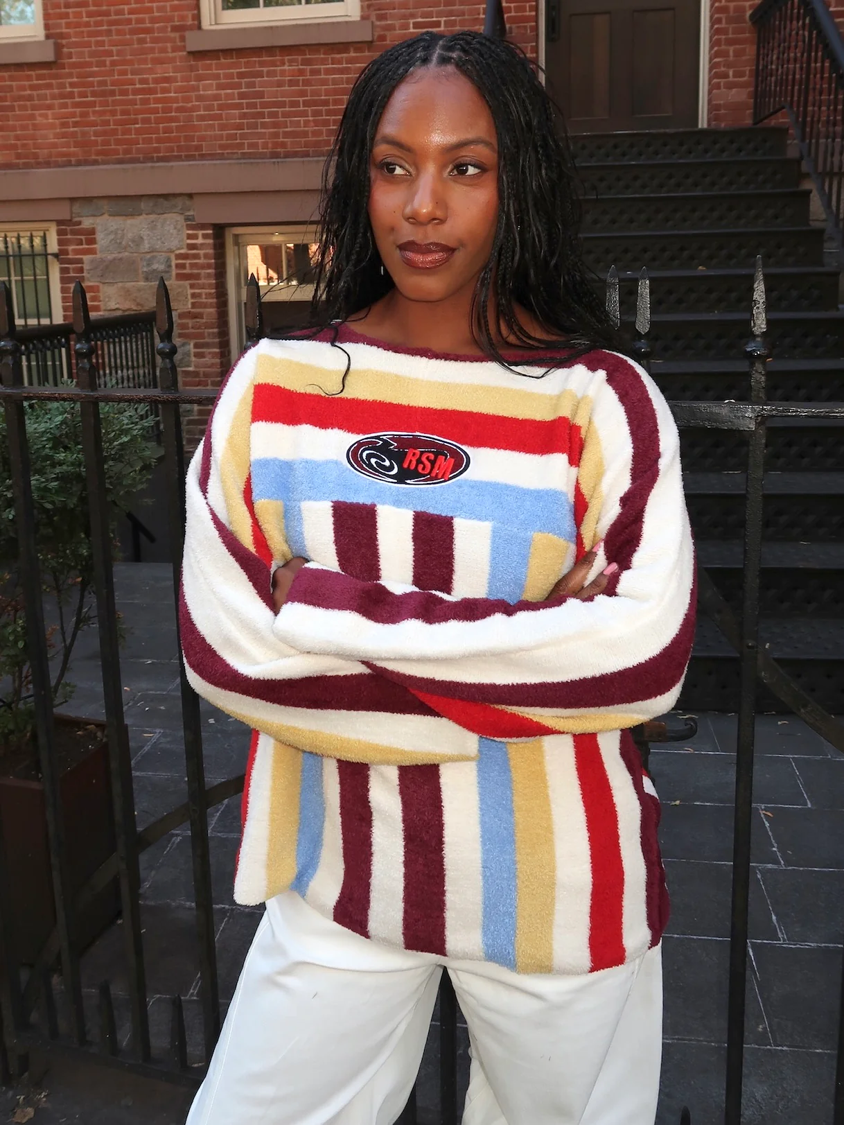 HenleyRS Pullover in Multi - Image 4