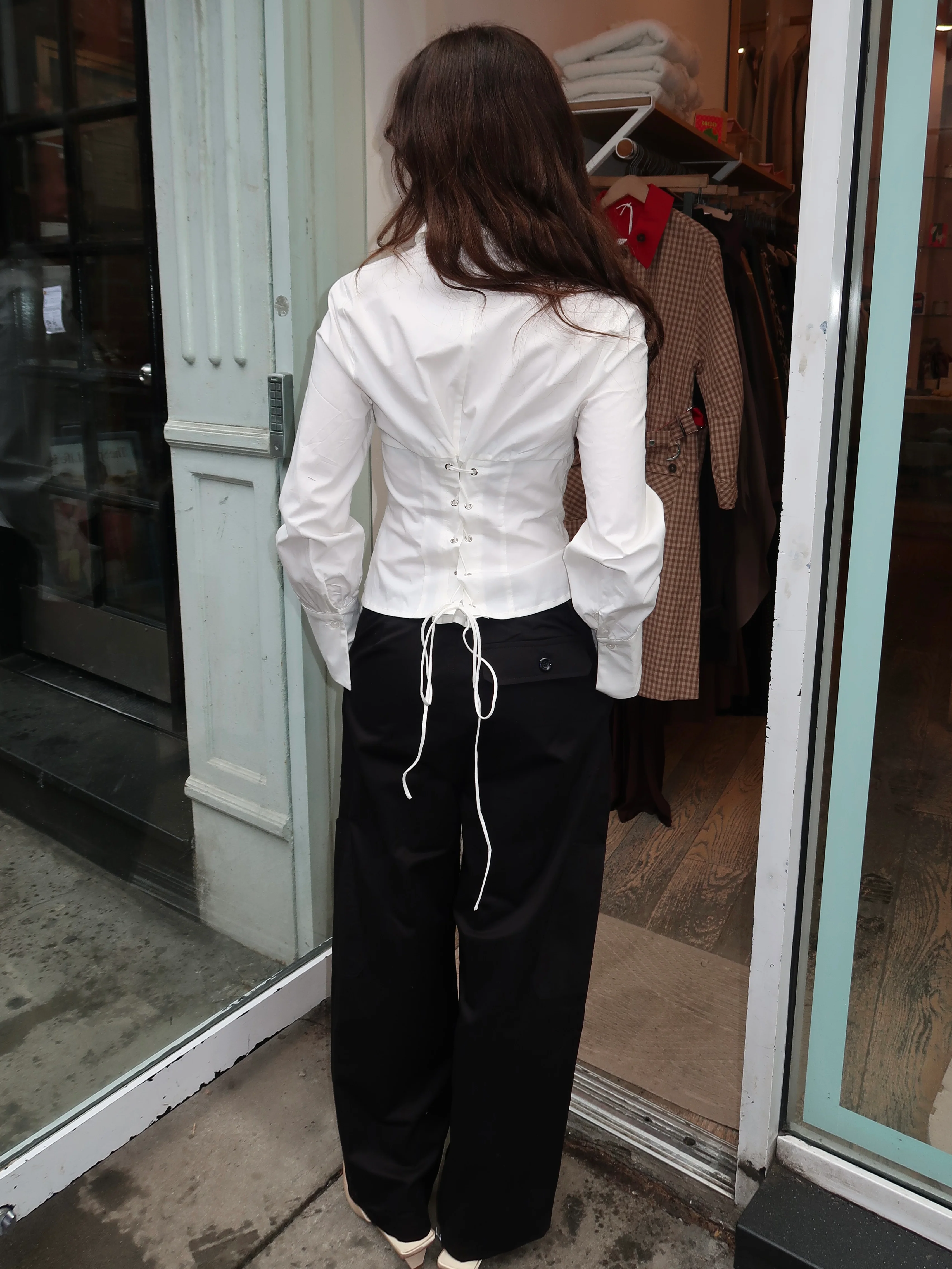 Jalissa Cargo Pants in Black - Image 3