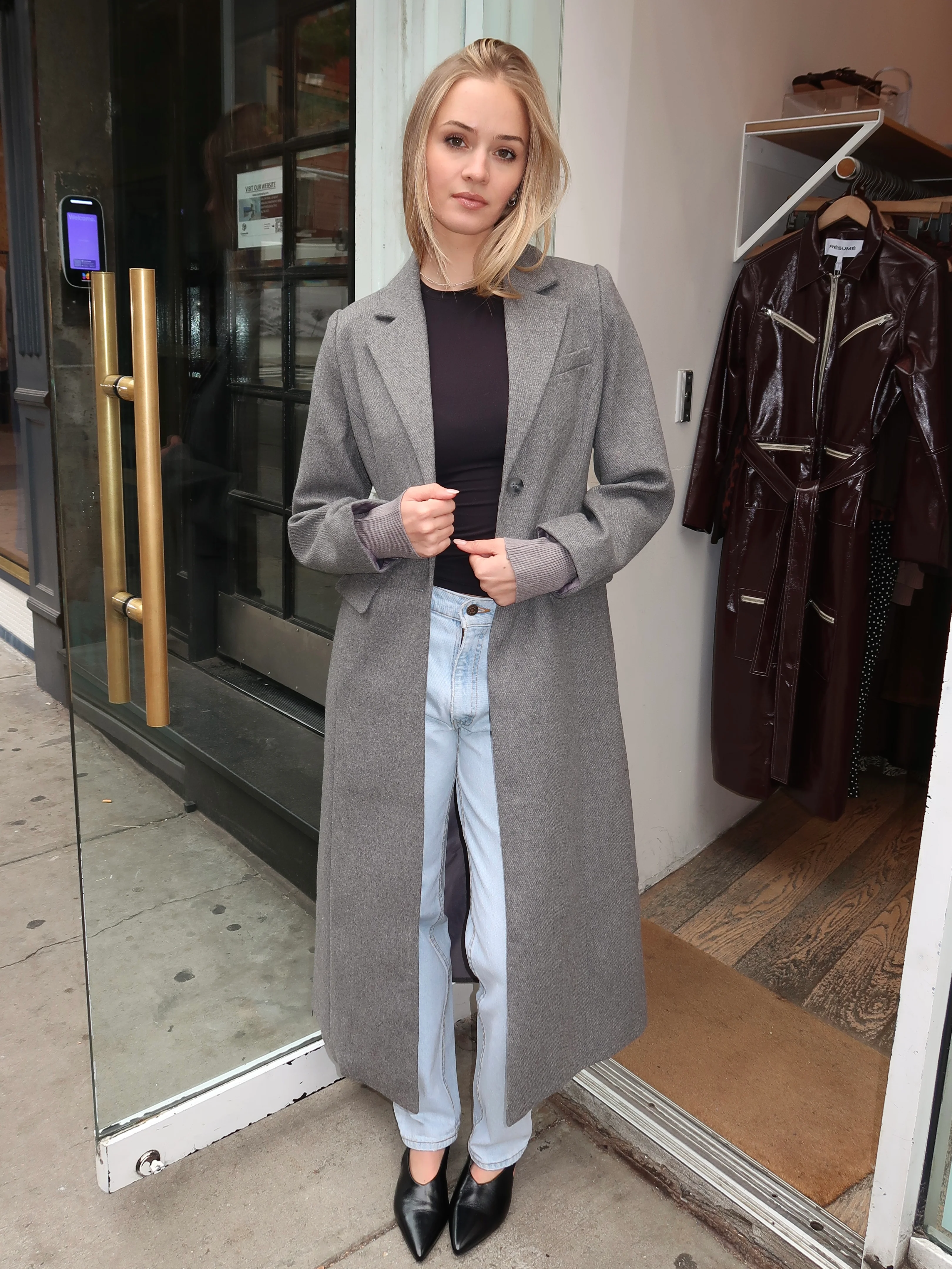 Melisse Coat in Grey - Image 2
