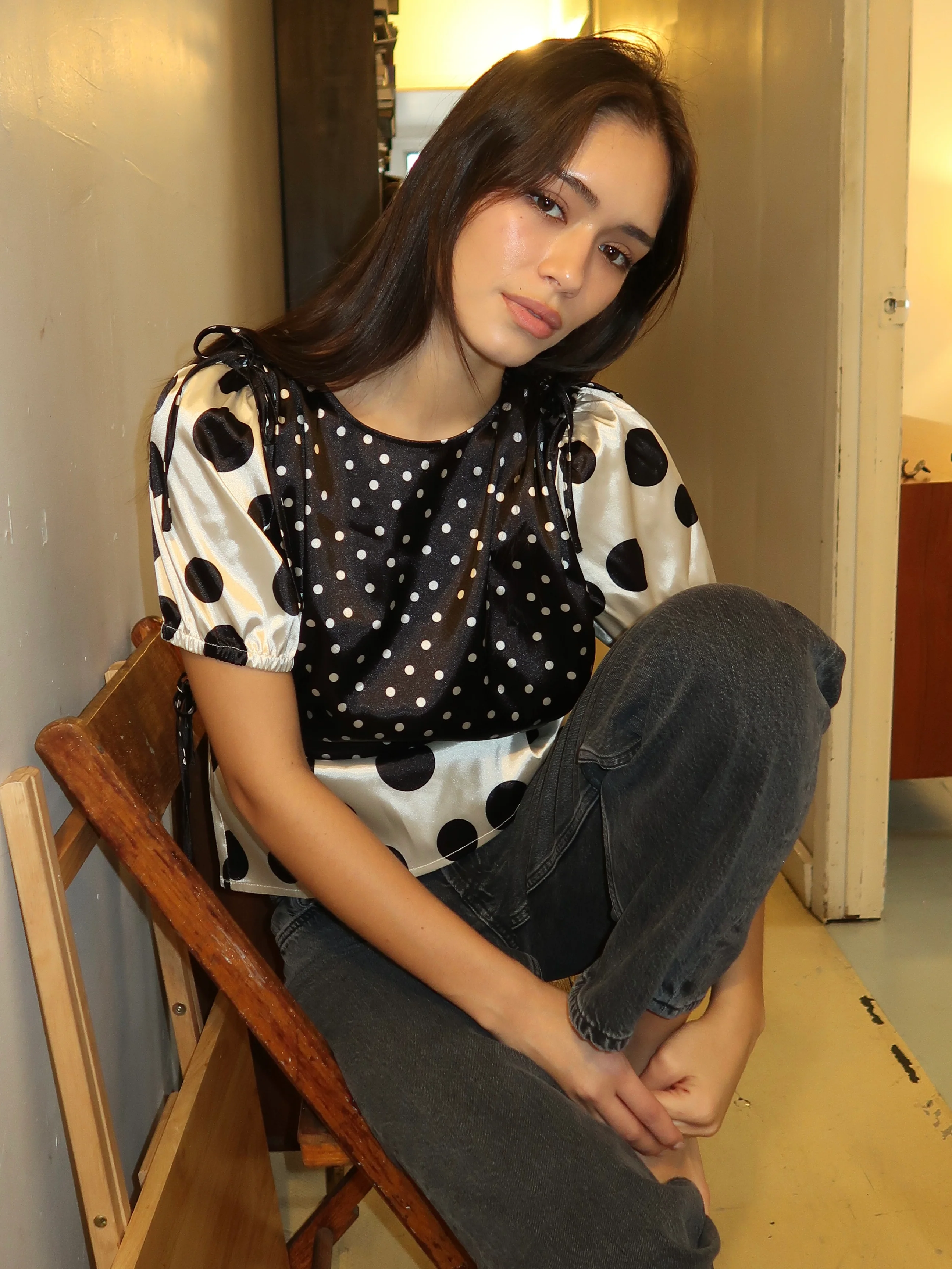 Mila Top in Dots