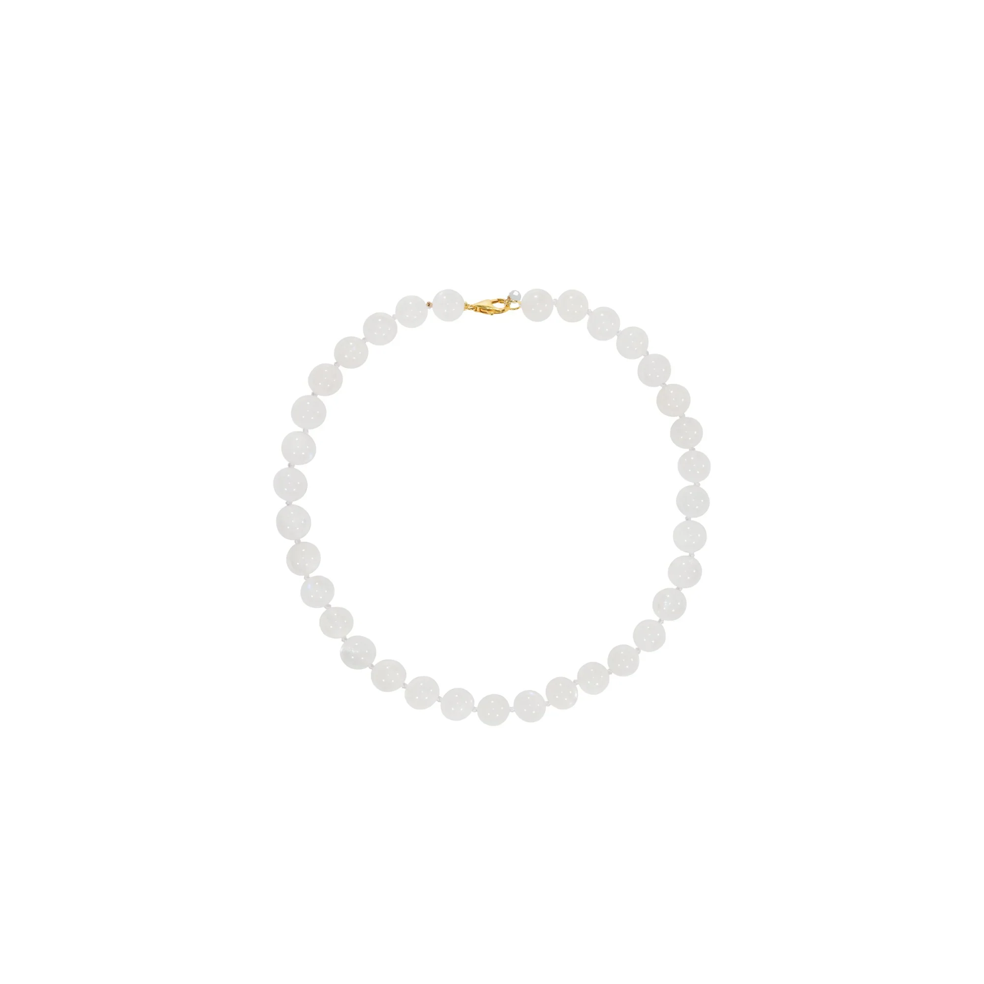 Moonshine Necklace in Moonstone / Gold