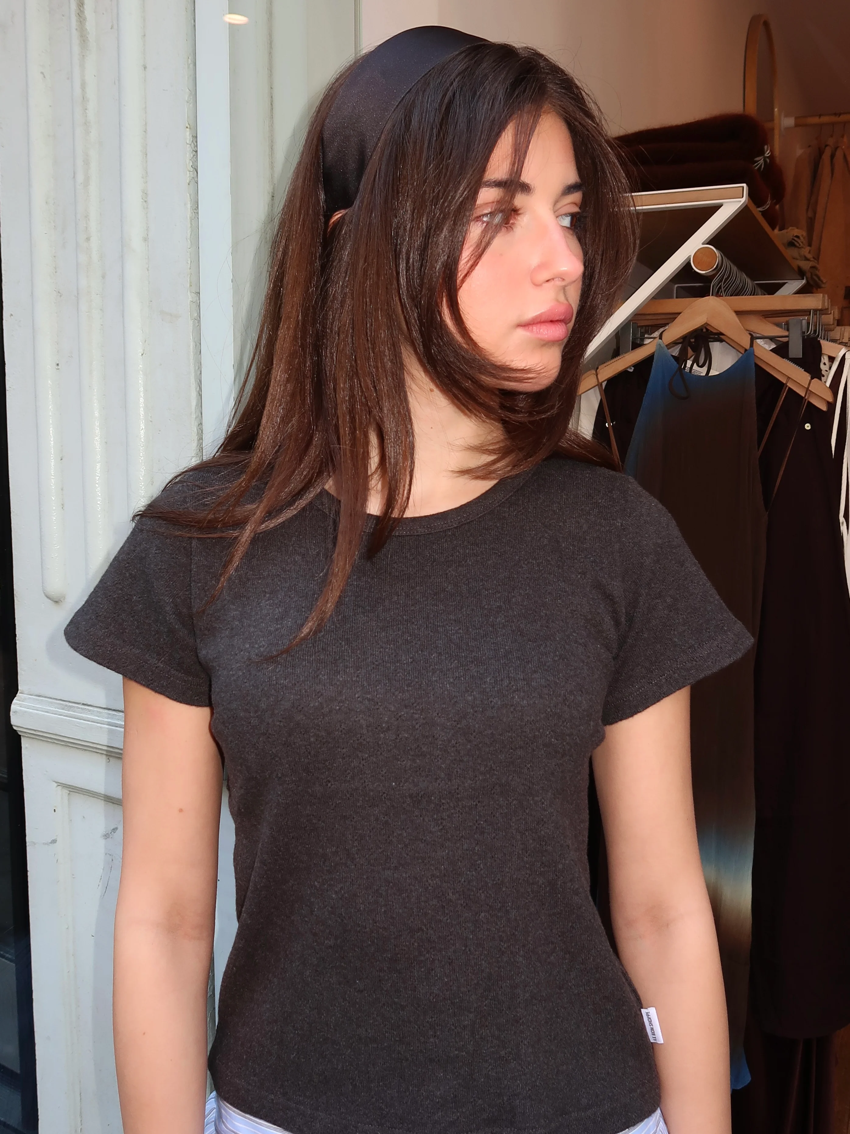 Olivia Headband in Ebony - Image 3