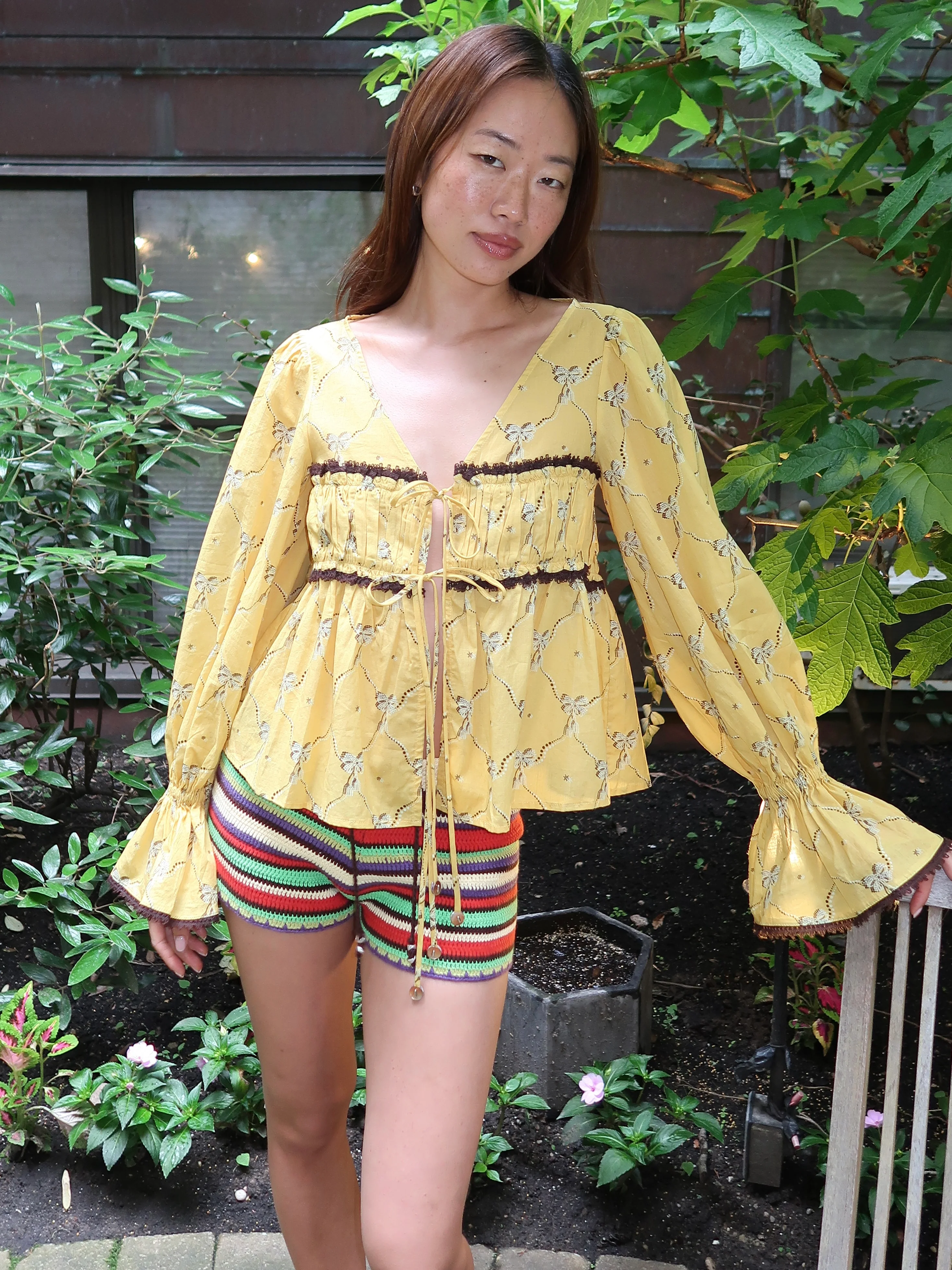 Riby Blouse in Yellow - Image 2