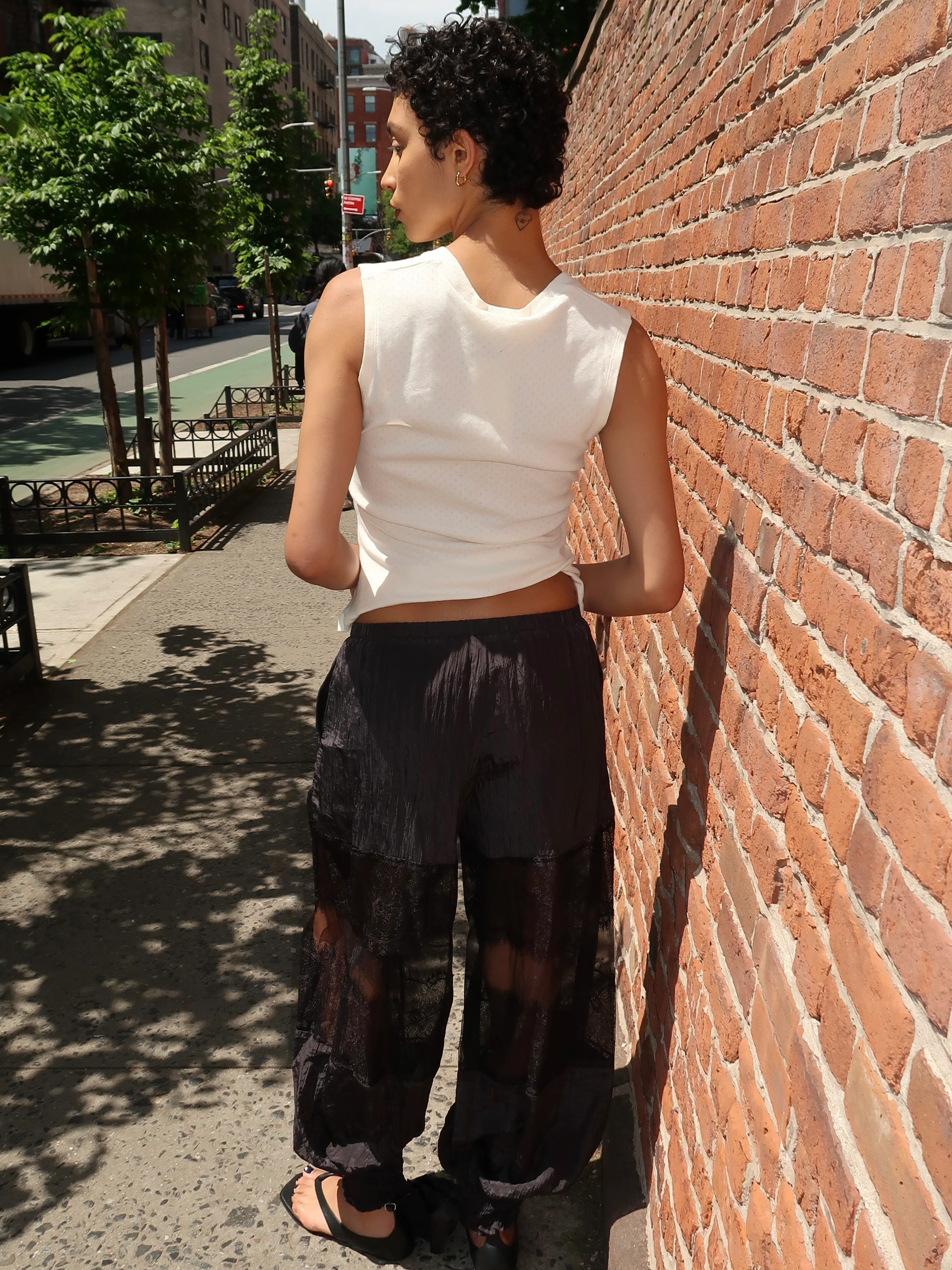 Waverly Balloon Pants in Lace Black - Image 3